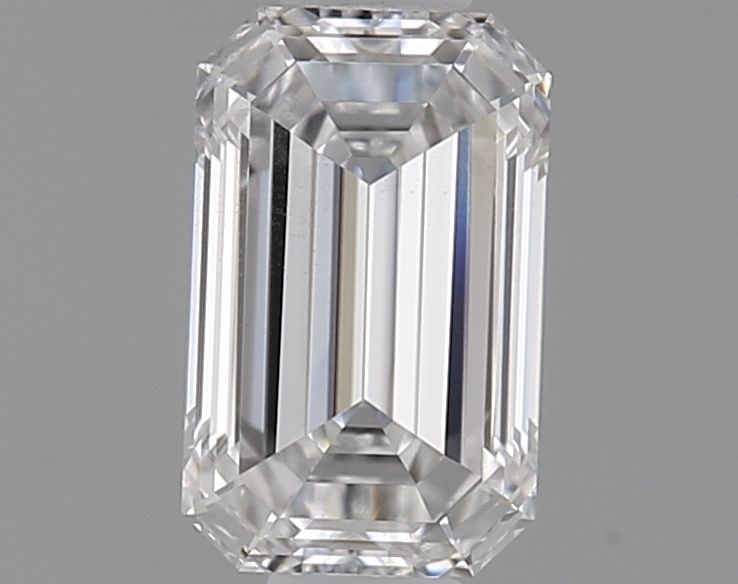 Loose Diamond - EMERALD 0.52ct D VS2: Loose Diamond - EMERALD 0.52ct D VS2 Source: This is a real non-mined Diamond that has been grown in a lab Shape: EMERALD Carats: 0.52 Color: D Clarity: VS2 Certification: IGI The Diamond Depot Guaran