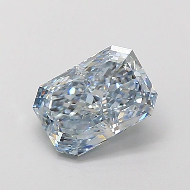 Loose Diamond - RADIANT 1.12ct Fancy Intense Blue VVS2: Loose Diamond - RADIANT 1.12ct Fancy Intense Blue VVS2 Source: This is a real non-mined Diamond that has been grown in a lab Shape: RADIANT Carats: 1.12 Color: Fancy Intense Blue Certification: IGI Vi