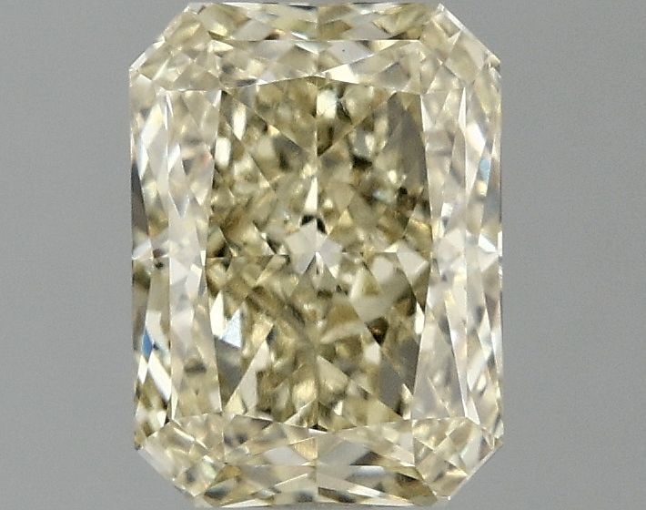 Loose Diamond - RADIANT 2.04ct Fancy Light Yellow VVS2: Loose Diamond - RADIANT 2.04ct Fancy Light Yellow VVS2 Source: This is a real non-mined Diamond that has been grown in a lab Shape: RADIANT Carats: 2.04 Color: Fancy Light Yellow Certification: IGI Vi