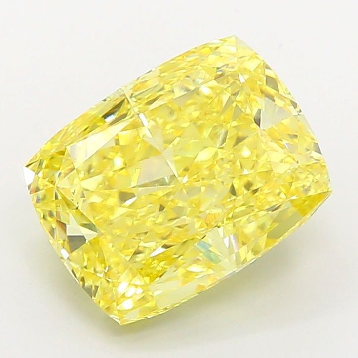 Loose Diamond - CUSHION MODIFIED 7.07ct Fancy Vivid Yellow VS1: Loose Diamond - CUSHION MODIFIED 7.07ct Fancy Vivid Yellow VS1 Source: This is a real non-mined Diamond that has been grown in a lab Shape: CUSHION MODIFIED Carats: 7.07 Color: Fancy Vivid Yellow Cert