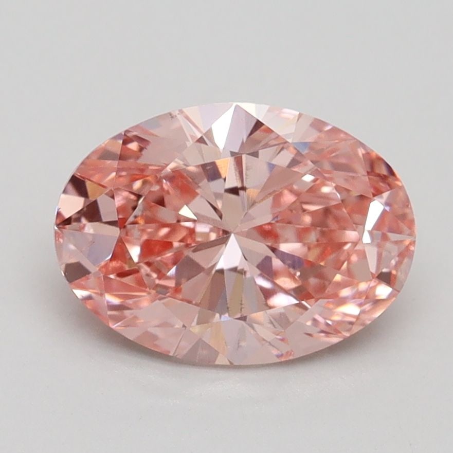 Loose Diamond - OVAL 1.76ct Fancy Vivid Pink VS2: Loose Diamond - OVAL 1.76ct Fancy Vivid Pink VS2 Source: This is a real non-mined Diamond that has been grown in a lab Shape: OVAL Carats: 1.76 Color: Fancy Vivid Pink Certification: IGI Video: