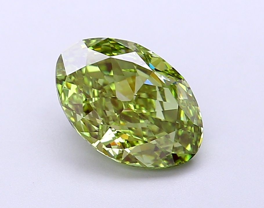 Loose Diamond - OVAL 2.02ct Fancy Vivid Green VS1: Loose Diamond - OVAL 2.02ct Fancy Vivid Green VS1 Source: This is a real non-mined Diamond that has been grown in a lab Shape: OVAL Carats: 2.02 Color: Fancy Vivid Green Certification: IGI Video:
