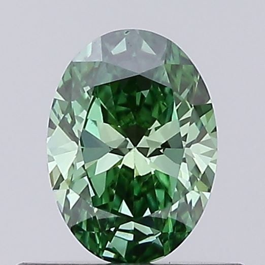 Loose Diamond - OVAL 0.18ct Fancy Vivid Green VS1: Loose Diamond - OVAL 0.18ct Fancy Vivid Green VS1 Source: This is a real non-mined Diamond that has been grown in a lab Shape: OVAL Carats: 0.18 Color: Fancy Vivid Green Certification: NONE Video: