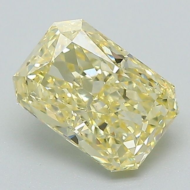 Loose Diamond - RADIANT 1.29ct Fancy Intense Yellow VS1: Loose Diamond - RADIANT 1.29ct Fancy Intense Yellow VS1 Source: This is a real non-mined Diamond that has been grown in a lab Shape: RADIANT Carats: 1.29 Color: Fancy Intense Yellow Certification: IGI