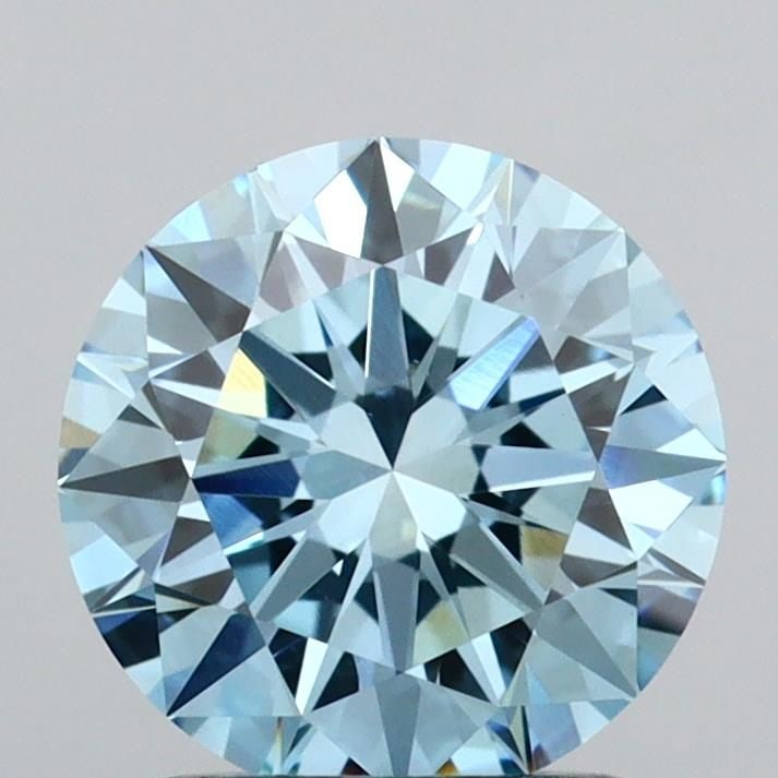Loose Diamond - ROUND 1.51ct Fancy Vivid Blue VS1: Loose Diamond - ROUND 1.51ct Fancy Vivid Blue VS1 Source: This is a real non-mined Diamond that has been grown in a lab Shape: ROUND Carats: 1.51 Color: Fancy Vivid Blue Certification: IGI Video: