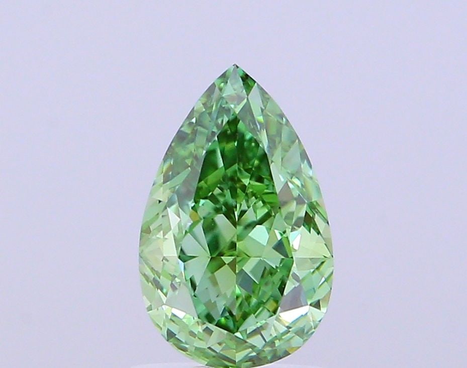 Loose Diamond - PEAR 2.0ct Fancy Vivid Green VS1: Loose Diamond - PEAR 2.0ct Fancy Vivid Green VS1 Source: This is a real non-mined Diamond that has been grown in a lab Shape: PEAR Carats: 2.0 Color: Fancy Vivid Green Certification: IGI Video: