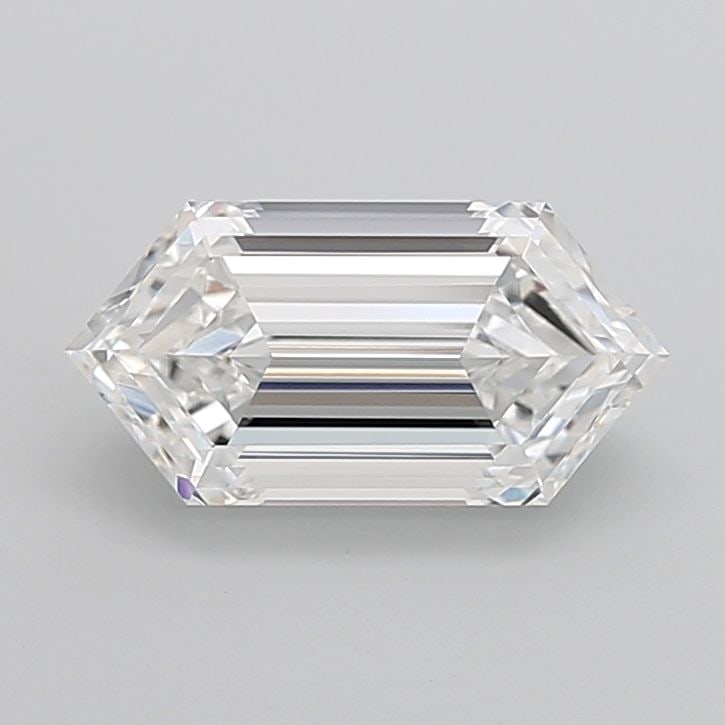 Loose Diamond - HEXAGONAL 4.87ct E VVS2: Loose Diamond - HEXAGONAL 4.87ct E VVS2 Source: This is a real non-mined Diamond that has been grown in a lab Shape: HEXAGONAL Carats: 4.87 Color: E Clarity: VVS2 Certification: IGI Video: