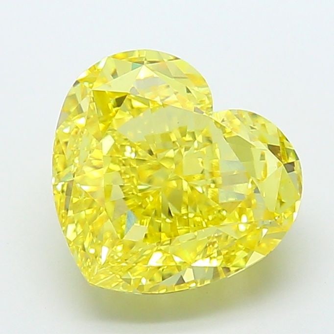 Loose Diamond - HEART 8.04ct Fancy Vivid Yellow VS1: Loose Diamond - HEART 8.04ct Fancy Vivid Yellow VS1 Source: This is a real non-mined Diamond that has been grown in a lab Shape: HEART Carats: 8.04 Color: Fancy Vivid Yellow Certification: IGI Video: