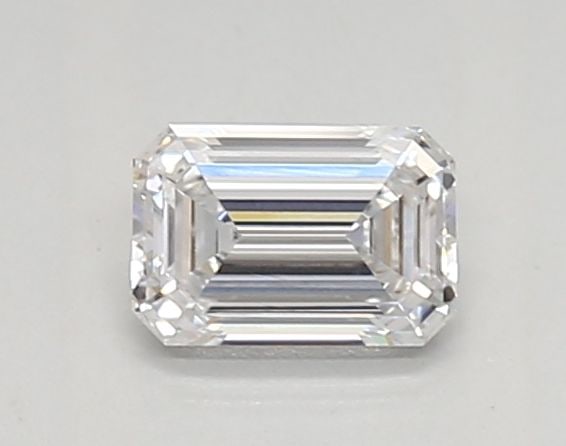 Loose Diamond - EMERALD 0.42ct D VVS1: Loose Diamond - EMERALD 0.42ct D VVS1 Source: This is a real non-mined Diamond that has been grown in a lab Shape: EMERALD Carats: 0.42 Color: D Clarity: VVS1 Certification: IGI Video: