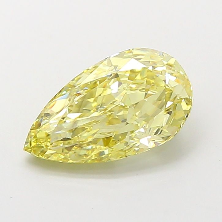 Loose Diamond - PEAR 2.52ct Fancy Intense Yellow VS2: Loose Diamond - PEAR 2.52ct Fancy Intense Yellow VS2 Source: This is a real non-mined Diamond that has been grown in a lab Shape: PEAR Carats: 2.52 Color: Fancy Intense Yellow Certification: IGI Video