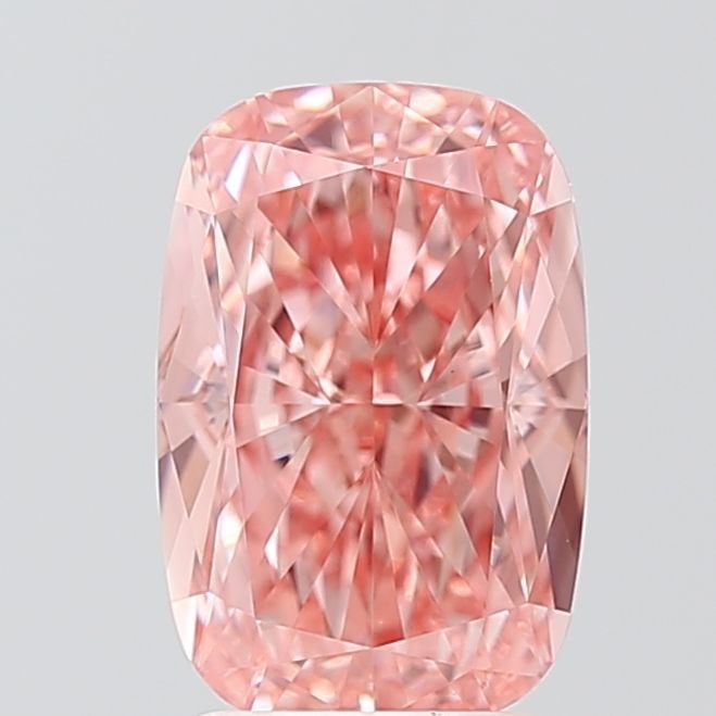 Loose Diamond - CUSHION MODIFIED 3.07ct Fancy Vivid Pink VS1: Loose Diamond - CUSHION MODIFIED 3.07ct Fancy Vivid Pink VS1 Source: This is a real non-mined Diamond that has been grown in a lab Shape: CUSHION MODIFIED Carats: 3.07 Color: Fancy Vivid Pink Certific