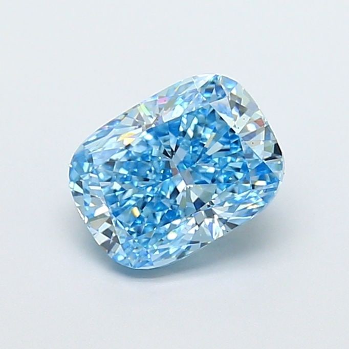 Loose Diamond - CUSHION MODIFIED 2.01ct Fancy Vivid Blue VVS2: Loose Diamond - CUSHION MODIFIED 2.01ct Fancy Vivid Blue VVS2 Source: This is a real non-mined Diamond that has been grown in a lab Shape: CUSHION MODIFIED Carats: 2.01 Color: Fancy Vivid Blue