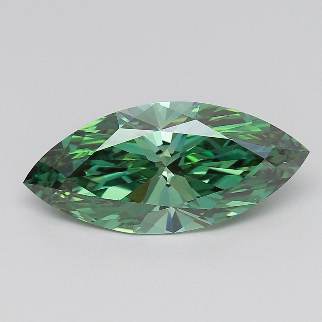 Loose Diamond - MARQUISE 4.26ct Fancy Vivid Green VVS2 (1 of 1)