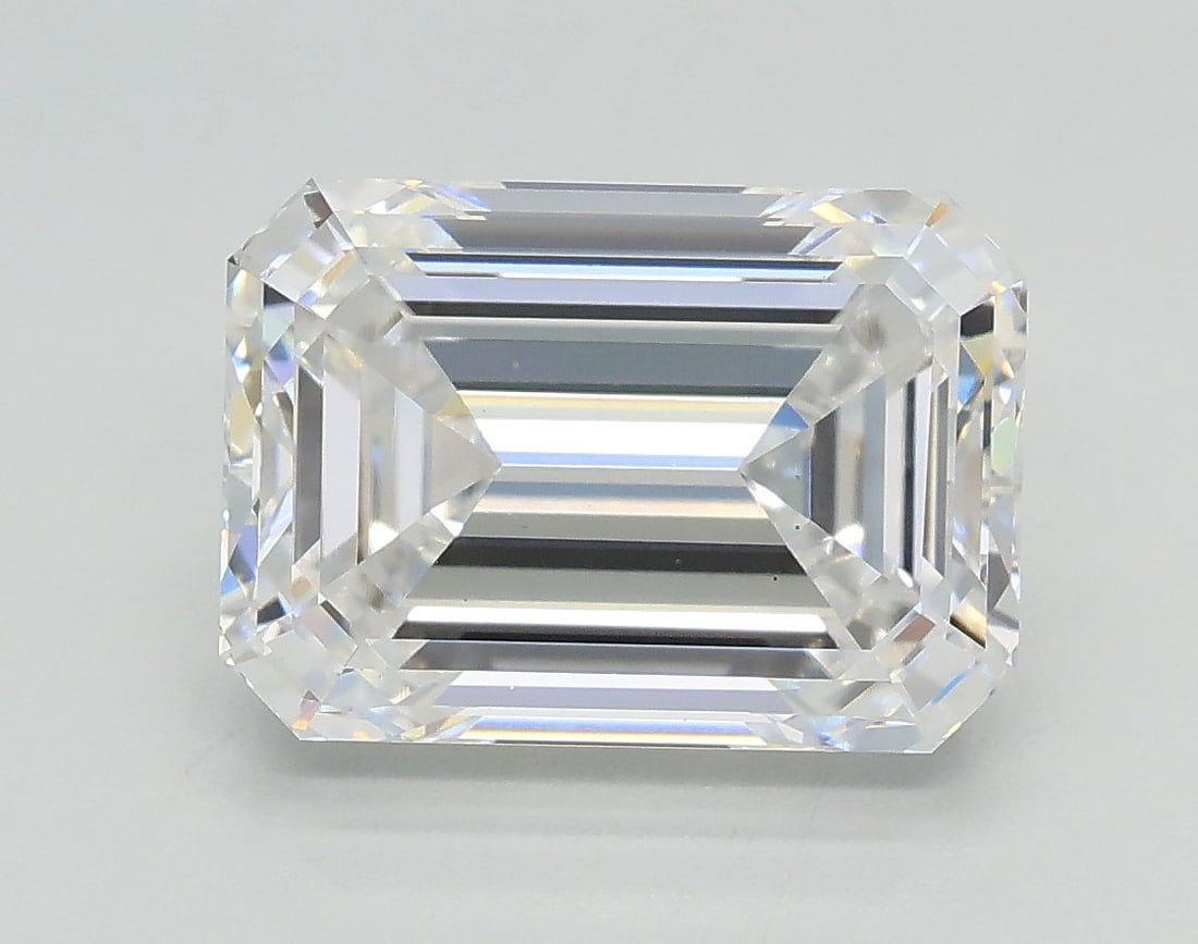 Loose Diamond - EMERALD 3.53ct E VS1: Loose Diamond - EMERALD 3.53ct E VS1 Source: This is a real non-mined Diamond that has been grown in a lab Shape: EMERALD Carats: 3.53 Color: E Clarity: VS1 Certification: IGI Video: