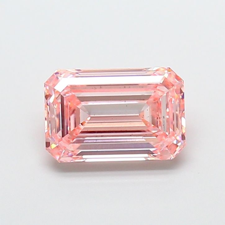 Loose Diamond - EMERALD 3.51ct Fancy Intense Pink VS2: Loose Diamond - EMERALD 3.51ct Fancy Intense Pink VS2 Source: This is a real non-mined Diamond that has been grown in a lab Shape: EMERALD Carats: 3.51 Color: Fancy Intense Pink Certification: IGI The