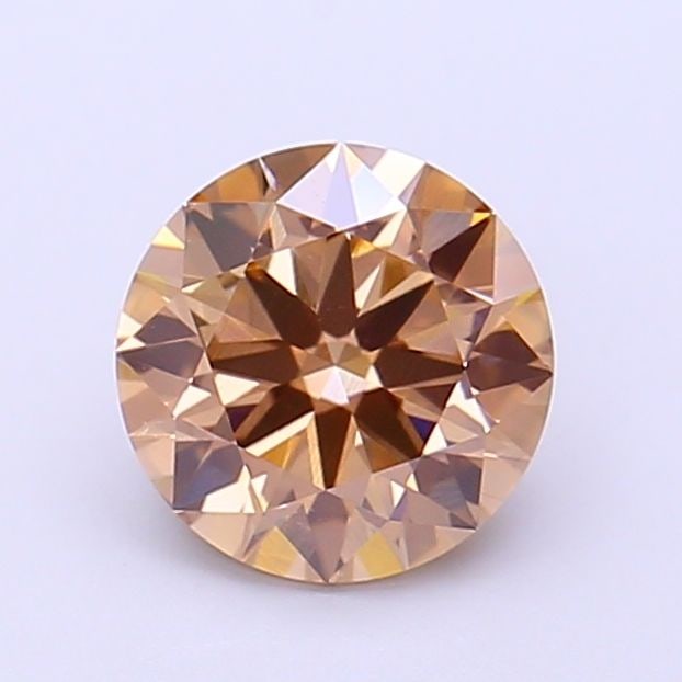 Ideal Loose Diamond - ROUND 1.3ct Fancy Light Brown VS1: Ideal Loose Diamond - ROUND 1.3ct Fancy Light Brown VS1 Source: This is a real non-mined Diamond that has been grown in a lab Shape: ROUND Carats: 1.3 Color: Fancy Light Brown Certification: IGI Video