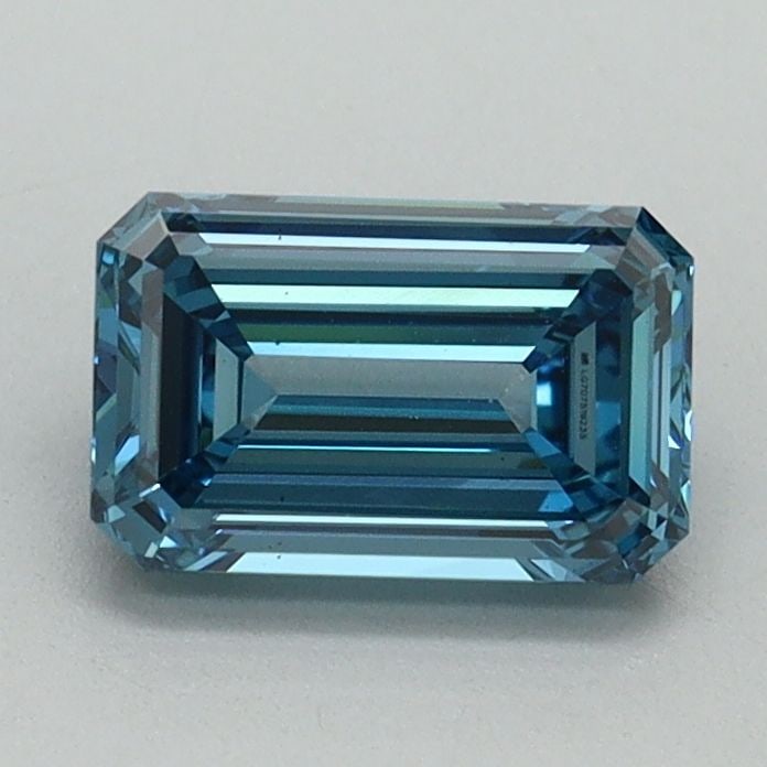 Loose Diamond - EMERALD 1.0ct Fancy Vivid Blue VS2: Loose Diamond - EMERALD 1.0ct Fancy Vivid Blue VS2 Source: This is a real non-mined Diamond that has been grown in a lab Shape: EMERALD Carats: 1.0 Color: Fancy Vivid Blue Certification: IGI Video: