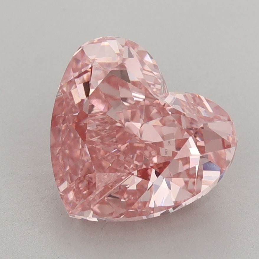 Loose Diamond - HEART 3.02ct Fancy Vivid Pink VVS2: Loose Diamond - HEART 3.02ct Fancy Vivid Pink VVS2 Source: This is a real non-mined Diamond that has been grown in a lab Shape: HEART Carats: 3.02 Color: Fancy Vivid Pink Certification: IGI Video: