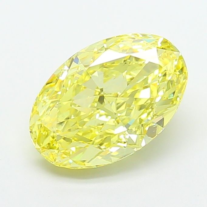 Loose Diamond - OVAL 3.68ct Fancy Vivid Yellow VS1: Loose Diamond - OVAL 3.68ct Fancy Vivid Yellow VS1 Source: This is a real non-mined Diamond that has been grown in a lab Shape: OVAL Carats: 3.68 Color: Fancy Vivid Yellow Certification: IGI Video: