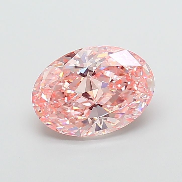 Loose Diamond - OVAL 3.61ct Fancy Vivid Pink VVS2: Loose Diamond - OVAL 3.61ct Fancy Vivid Pink VVS2 Source: This is a real non-mined Diamond that has been grown in a lab Shape: OVAL Carats: 3.61 Color: Fancy Vivid Pink Certification: IGI Video: