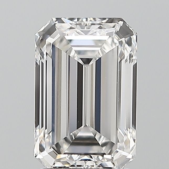Loose Diamond - EMERALD 2.04ct D VVS1: Loose Diamond - EMERALD 2.04ct D VVS1 Source: This is a real non-mined Diamond that has been grown in a lab Shape: EMERALD Carats: 2.04 Color: D Clarity: VVS1 Certification: IGI Video: