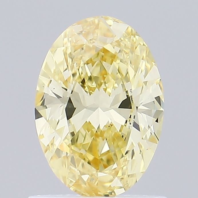Loose Diamond - OVAL 0.86ct Fancy Intense Yellow VS1: Loose Diamond - OVAL 0.86ct Fancy Intense Yellow VS1 Source: This is a real non-mined Diamond that has been grown in a lab Shape: OVAL Carats: 0.86 Color: Fancy Intense Yellow Certification: IGI Video