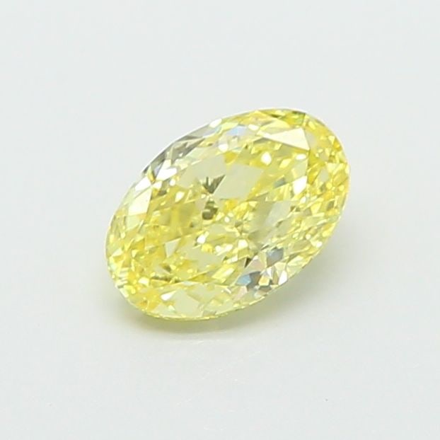 Loose Diamond - OVAL 0.65ct Fancy Intense Yellow VS1: Loose Diamond - OVAL 0.65ct Fancy Intense Yellow VS1 Source: This is a real non-mined Diamond that has been grown in a lab Shape: OVAL Carats: 0.65 Color: Fancy Intense Yellow Certification: IGI Video