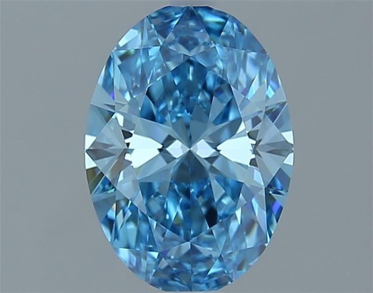 Loose Diamond - OVAL 1.02ct Fancy Vivid Blue VVS1: Loose Diamond - OVAL 1.02ct Fancy Vivid Blue VVS1 Source: This is a real non-mined Diamond that has been grown in a lab Shape: OVAL Carats: 1.02 Color: Fancy Vivid Blue Certification: IGI Video: