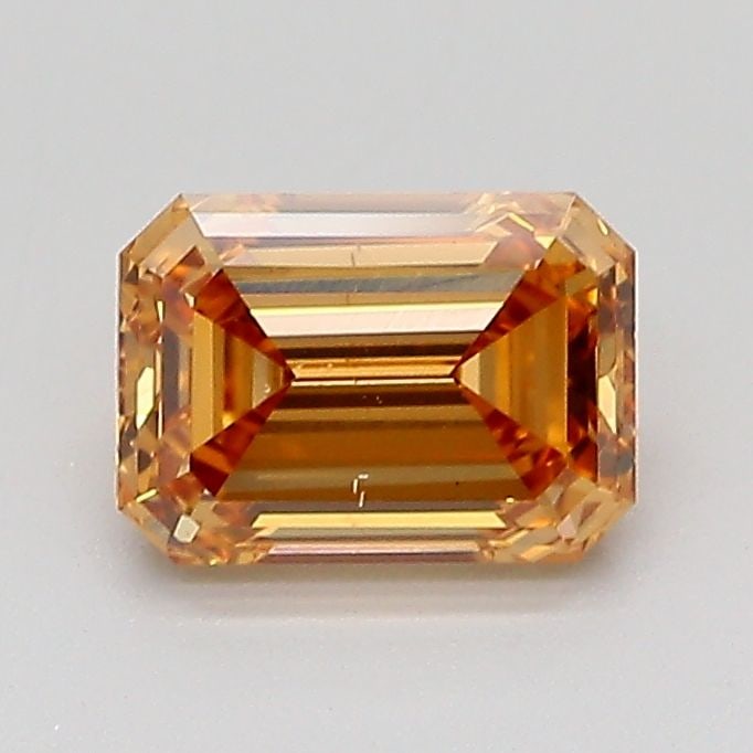 Loose Diamond - EMERALD 1.0ct Fancy Light Yellowish Brown VS2: Loose Diamond - EMERALD 1.0ct Fancy Light Yellowish Brown VS2 Source: This is a real non-mined Diamond that has been grown in a lab Shape: EMERALD Carats: 1.0 Color: Fancy Light Yellowish Brown Certif