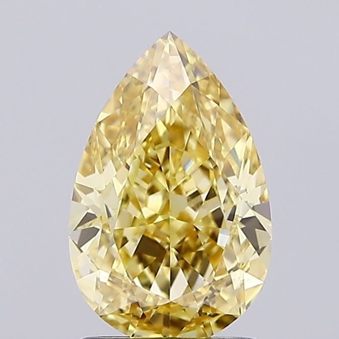 Loose Diamond - PEAR 1.99ct Fancy Yellow VS1: Loose Diamond - PEAR 1.99ct Fancy Yellow VS1 Source: This is a real non-mined Diamond that has been grown in a lab Shape: PEAR Carats: 1.99 Color: Fancy Yellow Certification: IGI Video: