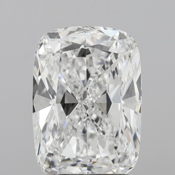 Loose Diamond - CUSHION MODIFIED 2.5ct D VVS1: Loose Diamond - CUSHION MODIFIED 2.5ct D VVS1 Source: This is a real non-mined Diamond that has been grown in a lab Shape: CUSHION MODIFIED Carats: 2.5 Color: D Clarity: VVS1 Certification: IGI Video:
