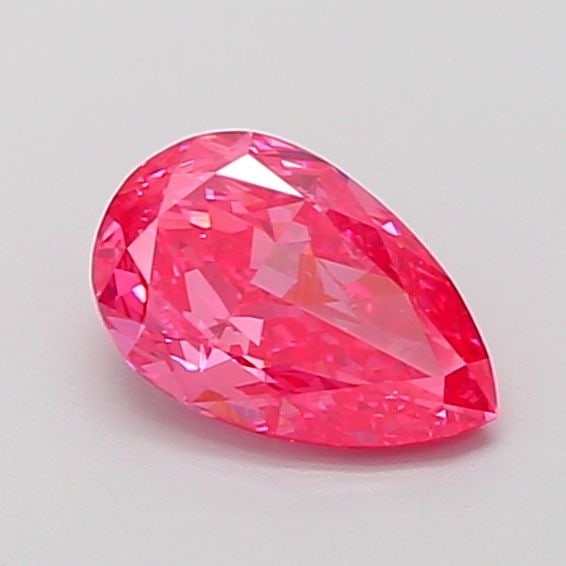 Loose Diamond - PEAR 1.03ct Fancy Vivid Pink VS2: Loose Diamond - PEAR 1.03ct Fancy Vivid Pink VS2 Source: This is a real non-mined Diamond that has been grown in a lab Shape: PEAR Carats: 1.03 Color: Fancy Vivid Pink Certification: IGI Video: