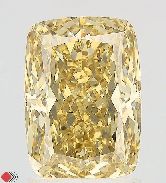 Loose Diamond - CUSHION MODIFIED 2.52ct Fancy Intense Yellow VS2: Loose Diamond - CUSHION MODIFIED 2.52ct Fancy Intense Yellow VS2 Source: This is a real non-mined Diamond that has been grown in a lab Shape: CUSHION MODIFIED Carats: 2.52 Color: Fancy Intense Yellow 