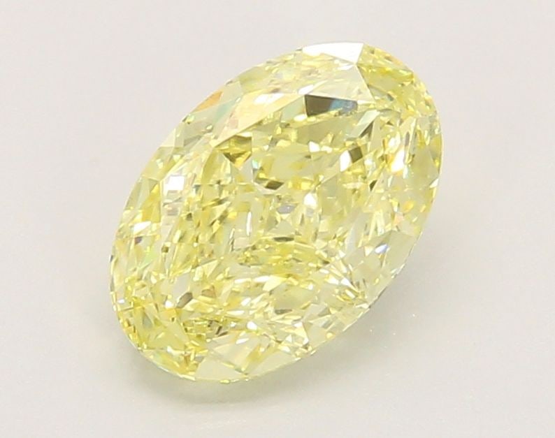 Loose Diamond - OVAL 2.01ct Fancy Yellow VVS2: Loose Diamond - OVAL 2.01ct Fancy Yellow VVS2 Source: This is a real non-mined Diamond that has been grown in a lab Shape: OVAL Carats: 2.01 Color: Fancy Yellow Certification: IGI Video: