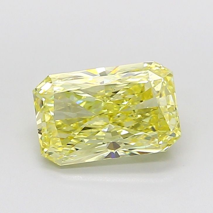 Loose Diamond - RADIANT 3.0ct Fancy Intense Yellow VS2: Loose Diamond - RADIANT 3.0ct Fancy Intense Yellow VS2 Source: This is a real non-mined Diamond that has been grown in a lab Shape: RADIANT Carats: 3.0 Color: Fancy Intense Yellow Certification: IGI V