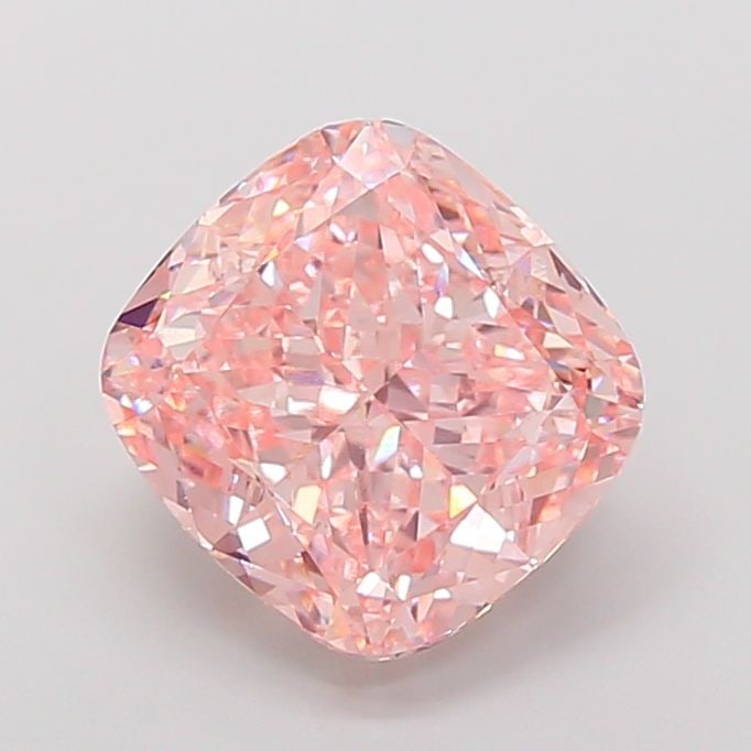 Loose Diamond - CUSHION MODIFIED 8.08ct Fancy Vivid Pink VS1: Loose Diamond - CUSHION MODIFIED 8.08ct Fancy Vivid Pink VS1 Source: This is a real non-mined Diamond that has been grown in a lab Shape: CUSHION MODIFIED Carats: 8.08 Color: Fancy Vivid Pink Certific