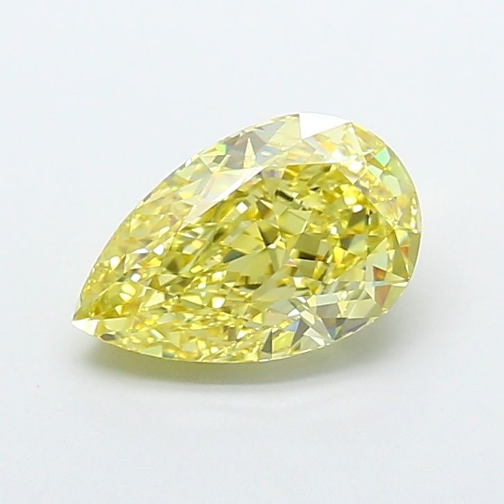 Loose Diamond - PEAR 4.01ct Fancy Intense Yellow VS1: Loose Diamond - PEAR 4.01ct Fancy Intense Yellow VS1 Source: This is a real non-mined Diamond that has been grown in a lab Shape: PEAR Carats: 4.01 Color: Fancy Intense Yellow Certification: IGI Video