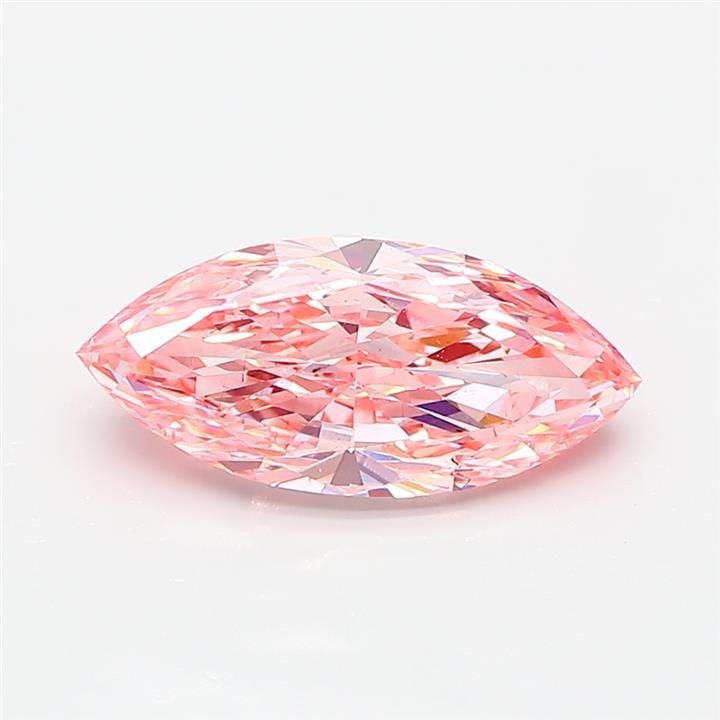 Loose Diamond - MARQUISE 2.0ct Fancy Vivid Pink VS2: Loose Diamond - MARQUISE 2.0ct Fancy Vivid Pink VS2 Source: This is a real non-mined Diamond that has been grown in a lab Shape: MARQUISE Carats: 2.0 Color: Fancy Vivid Pink Certification: IGI Video: