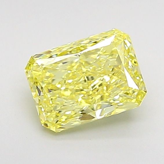 Loose Diamond - RADIANT 1.02ct Fancy Intense Yellow VVS2: Loose Diamond - RADIANT 1.02ct Fancy Intense Yellow VVS2 Source: This is a real non-mined Diamond that has been grown in a lab Shape: RADIANT Carats: 1.02 Color: Fancy Intense Yellow Certification: IG