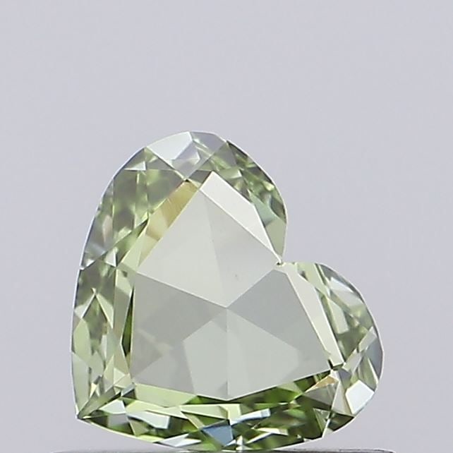 Loose Diamond - HEART 0.42ct Fancy Vivid Green VVS2: Loose Diamond - HEART 0.42ct Fancy Vivid Green VVS2 Source: This is a real non-mined Diamond that has been grown in a lab Shape: HEART Carats: 0.42 Color: Fancy Vivid Green Certification: IGI Video: