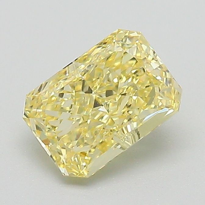 Loose Diamond - RADIANT 1.05ct Fancy Intense Yellow VS1: Loose Diamond - RADIANT 1.05ct Fancy Intense Yellow VS1 Source: This is a real non-mined Diamond that has been grown in a lab Shape: RADIANT Carats: 1.05 Color: Fancy Intense Yellow Certification: IGI