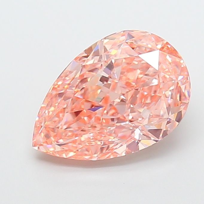 Loose Diamond - PEAR 5.02ct Fancy Vivid Pink VS1: Loose Diamond - PEAR 5.02ct Fancy Vivid Pink VS1 Source: This is a real non-mined Diamond that has been grown in a lab Shape: PEAR Carats: 5.02 Color: Fancy Vivid Pink Certification: IGI Video: