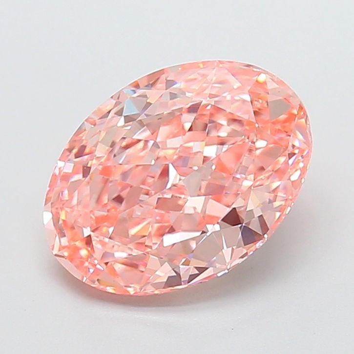 Loose Diamond - OVAL 3.1ct Fancy Vivid Pink VS2: Loose Diamond - OVAL 3.1ct Fancy Vivid Pink VS2 Source: This is a real non-mined Diamond that has been grown in a lab Shape: OVAL Carats: 3.1 Color: Fancy Vivid Pink Certification: IGI Video: