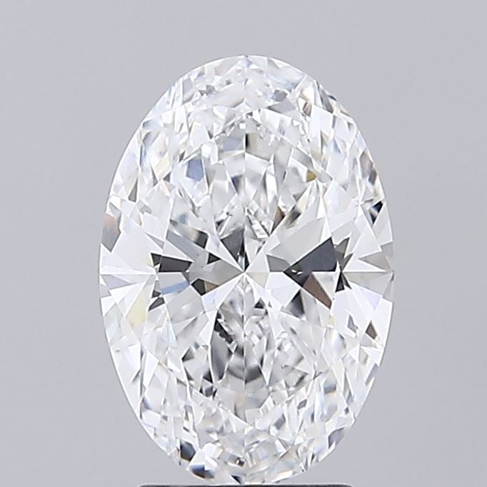 Loose Diamond - OVAL 2.5ct E VVS2: Loose Diamond - OVAL 2.5ct E VVS2 Source: This is a real non-mined Diamond that has been grown in a lab Shape: OVAL Carats: 2.5 Color: E Clarity: VVS2 Certification: IGI Video: