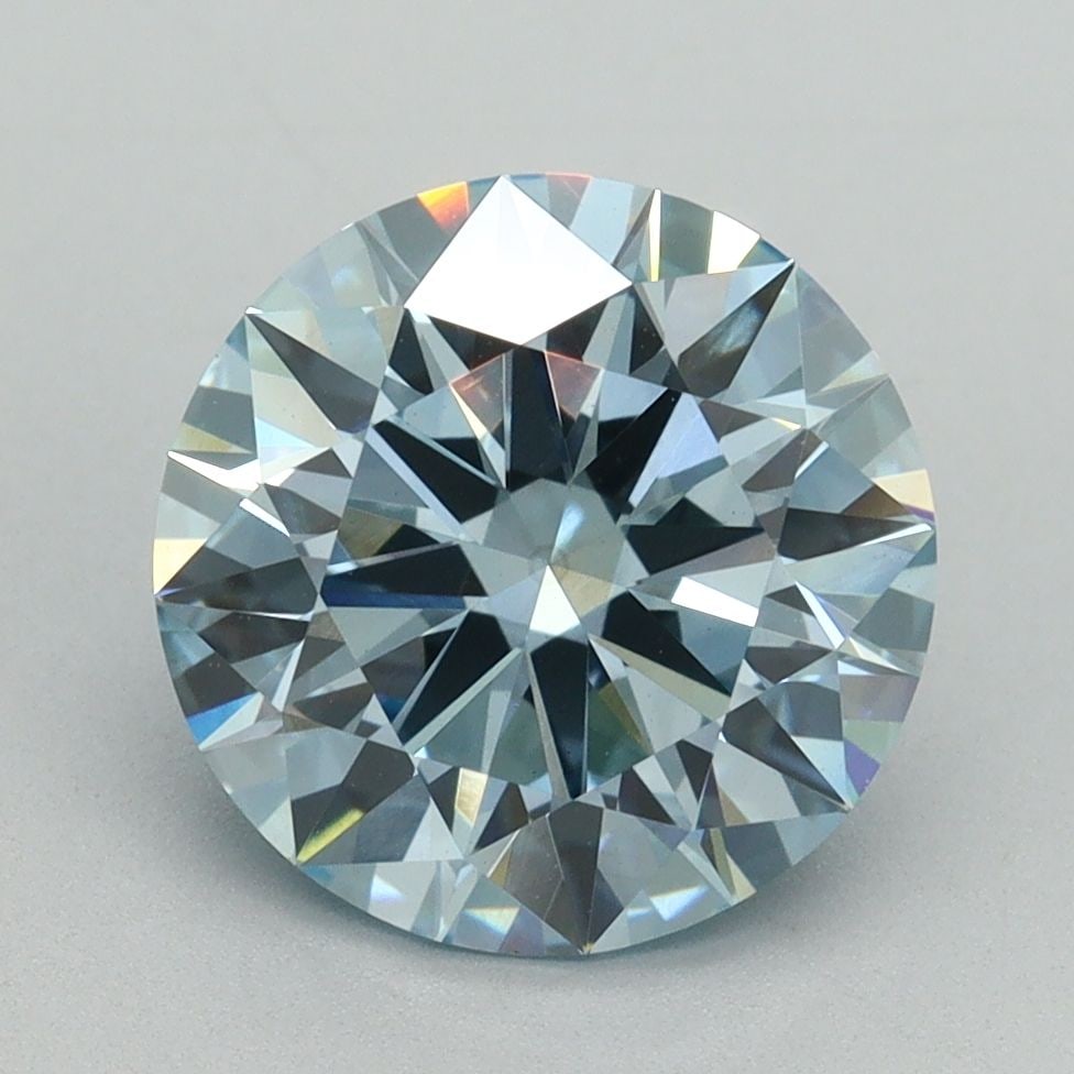 Ideal Loose Diamond - ROUND 3.06ct Fancy Intense Blue VS1: Ideal Loose Diamond - ROUND 3.06ct Fancy Intense Blue VS1 Source: This is a real non-mined Diamond that has been grown in a lab Shape: ROUND Carats: 3.06 Color: Fancy Intense Blue Certification: IGI