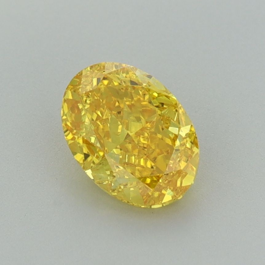 Loose Diamond - OVAL 1.0ct Fancy Vivid Yellow VVS2: Loose Diamond - OVAL 1.0ct Fancy Vivid Yellow VVS2 Source: This is a real non-mined Diamond that has been grown in a lab Shape: OVAL Carats: 1.0 Color: Fancy Vivid Yellow Certification: IGI Video: