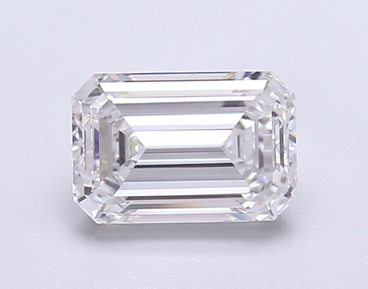 Loose Diamond - EMERALD 1.43ct E VS2: Loose Diamond - EMERALD 1.43ct E VS2 Source: This is a real non-mined Diamond that has been grown in a lab Shape: EMERALD Carats: 1.43 Color: E Clarity: VS2 Certification: IGI Video: