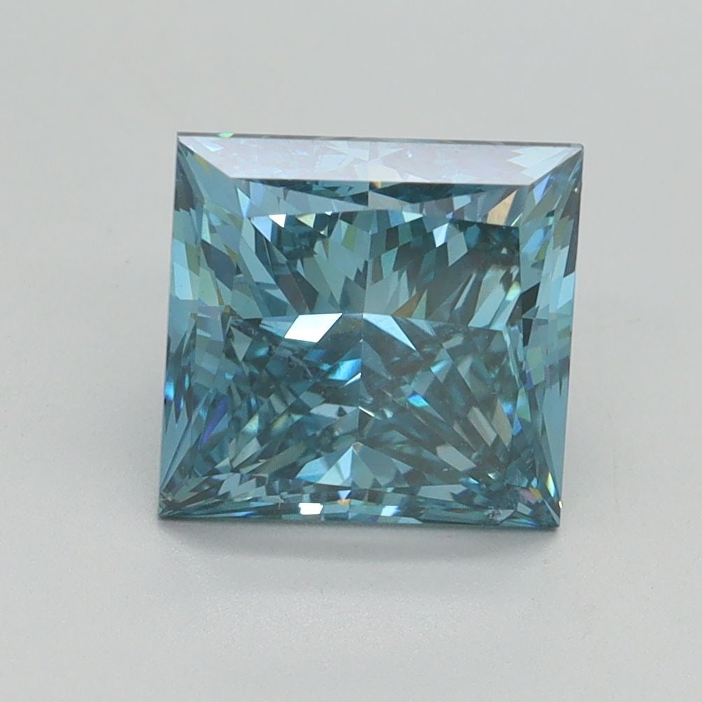 Loose Diamond - PRINCESS 3.0ct Fancy Vivid Blue SI2: Loose Diamond - PRINCESS 3.0ct Fancy Vivid Blue SI2 Source: This is a real non-mined Diamond that has been grown in a lab Shape: PRINCESS Carats: 3.0 Color: Fancy Vivid Blue Certification: IGI Video: