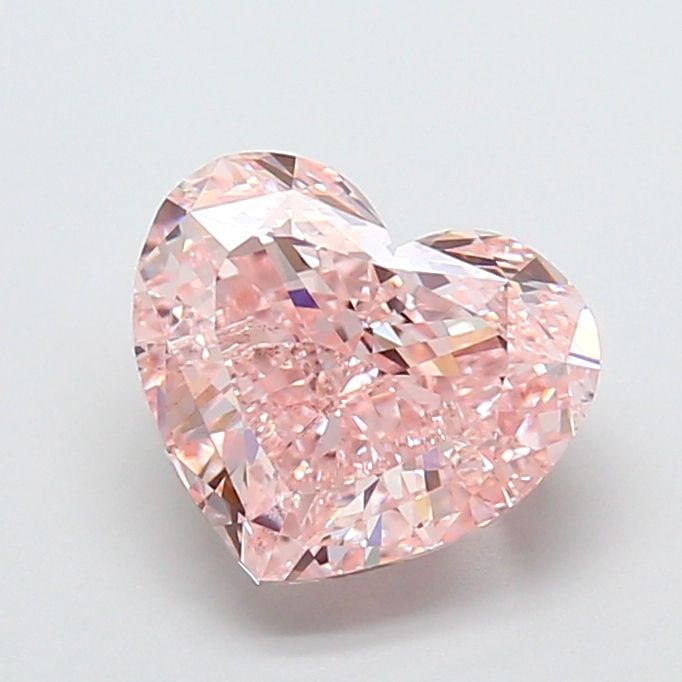 Loose Diamond - HEART 3.51ct Fancy Pink VVS2: Loose Diamond - HEART 3.51ct Fancy Pink VVS2 Source: This is a real non-mined Diamond that has been grown in a lab Shape: HEART Carats: 3.51 Color: Fancy Pink Certification: IGI Video: