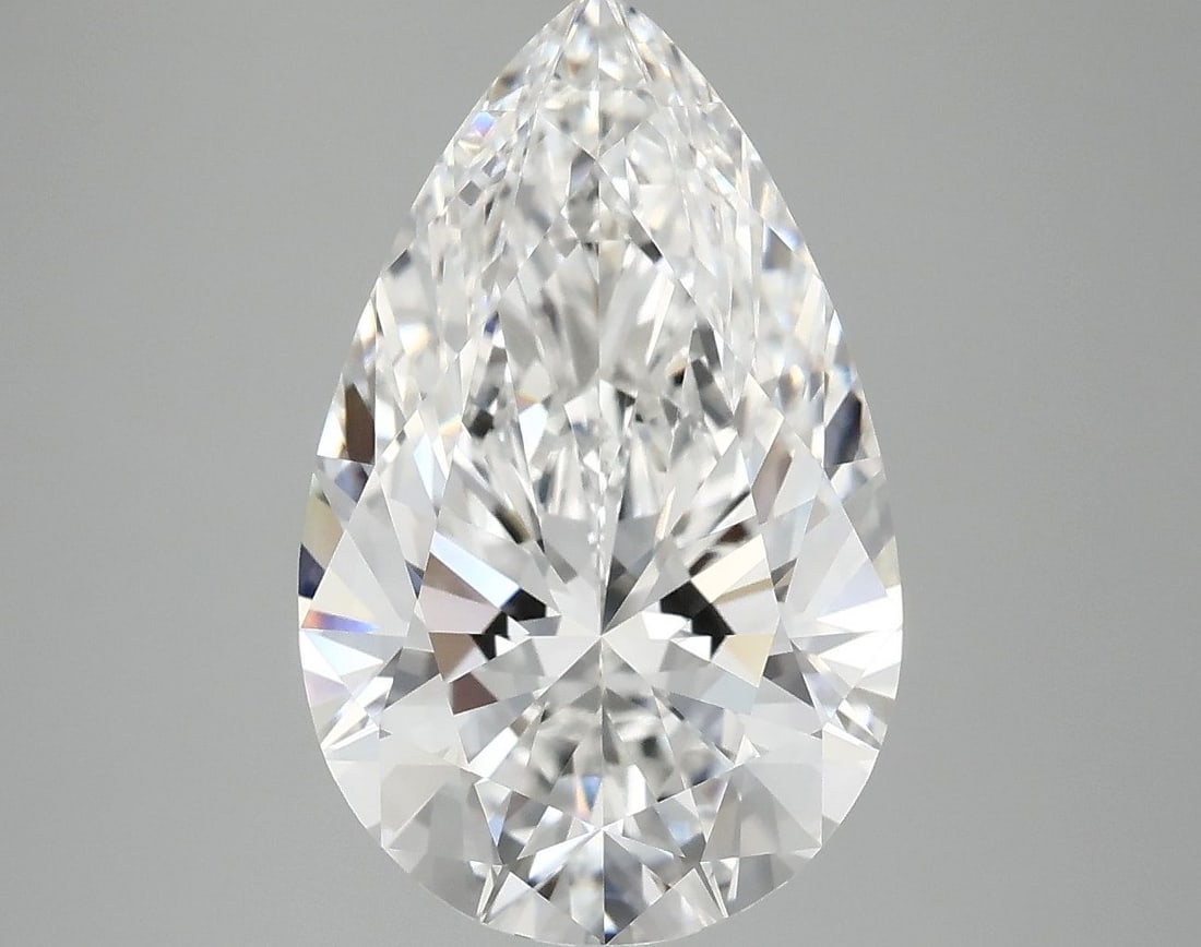 Loose Diamond - PEAR 5.08ct E VVS2: Loose Diamond - PEAR 5.08ct E VVS2 Source: This is a real non-mined Diamond that has been grown in a lab Shape: PEAR Carats: 5.08 Color: E Clarity: VVS2 Certification: IGI Video: